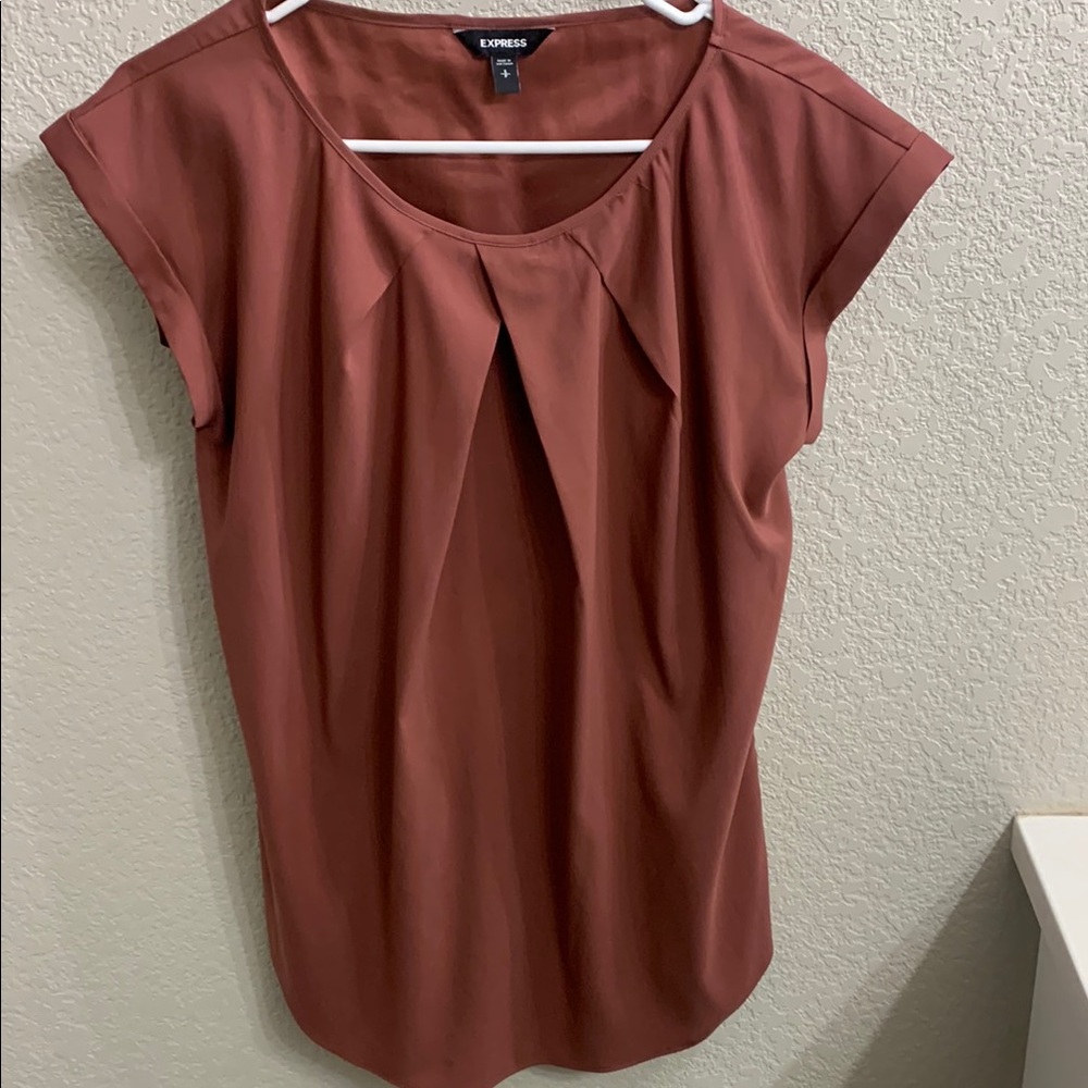 Express Women's Terracotta Blouse